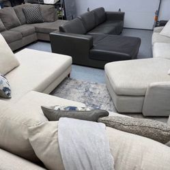 L-Shape Sectional Sofa Sale — Clean Modern Options in Many Colors!