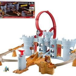 Hot Wheels Mario Kart Bowser's Castle Track Set