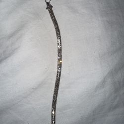 Baguette Mossanite Bracelet 