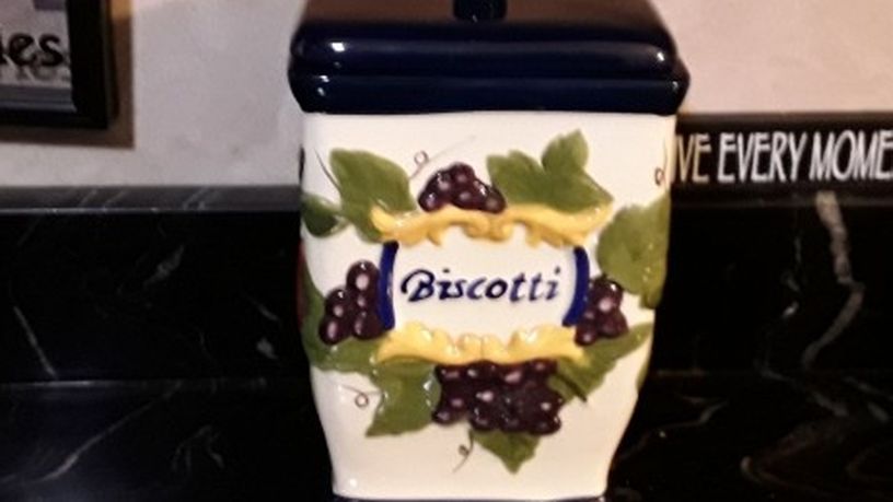 Biscotti Or Cookie Jar
