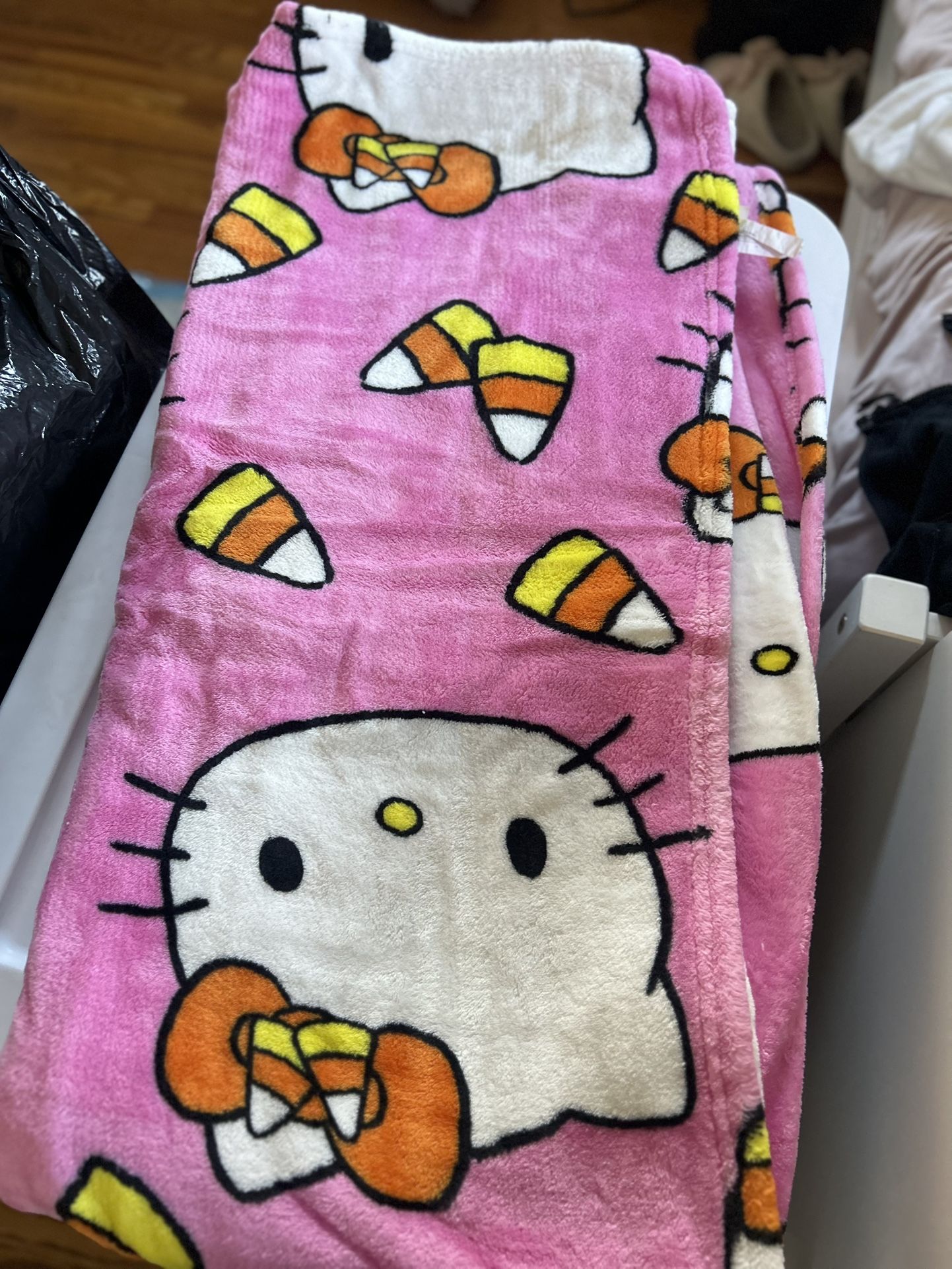 Hello Kitty Halloween & Snoopy Christmas Blankets