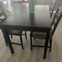 Table And Four Chairs IKEA