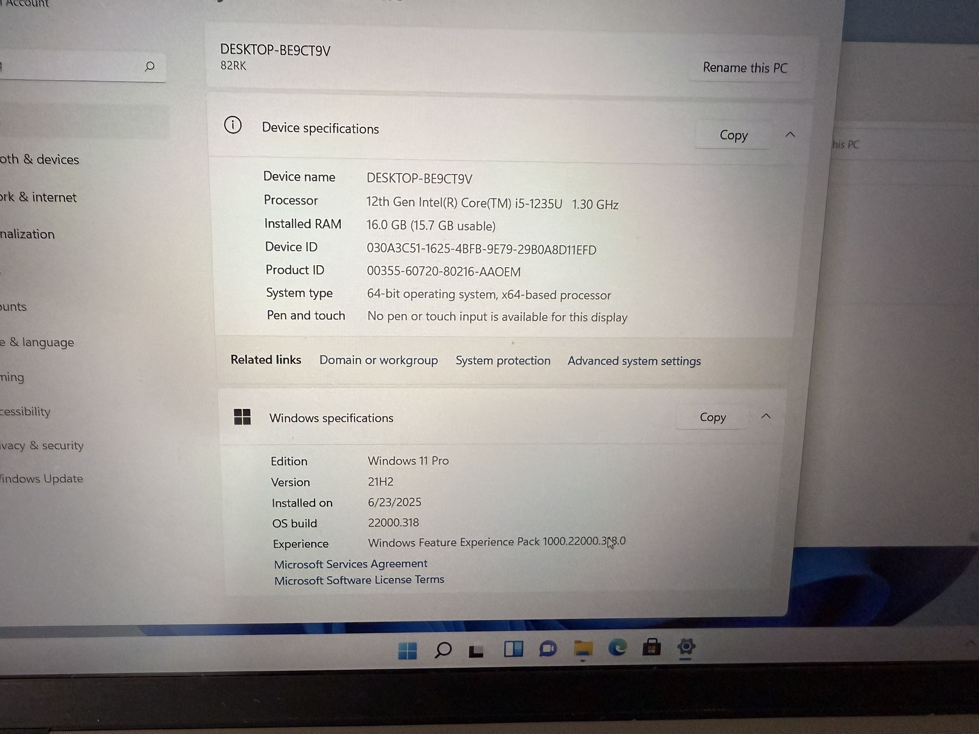 Lenovo Laptop