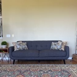 Hailey Charcoal Living Room Sofa (sofa only)