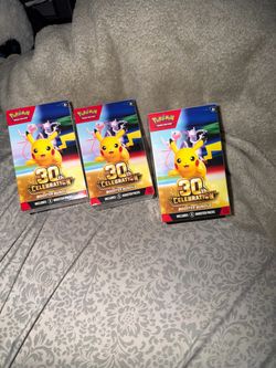 Pokémon 30th Celebration Booster Bundle x3
