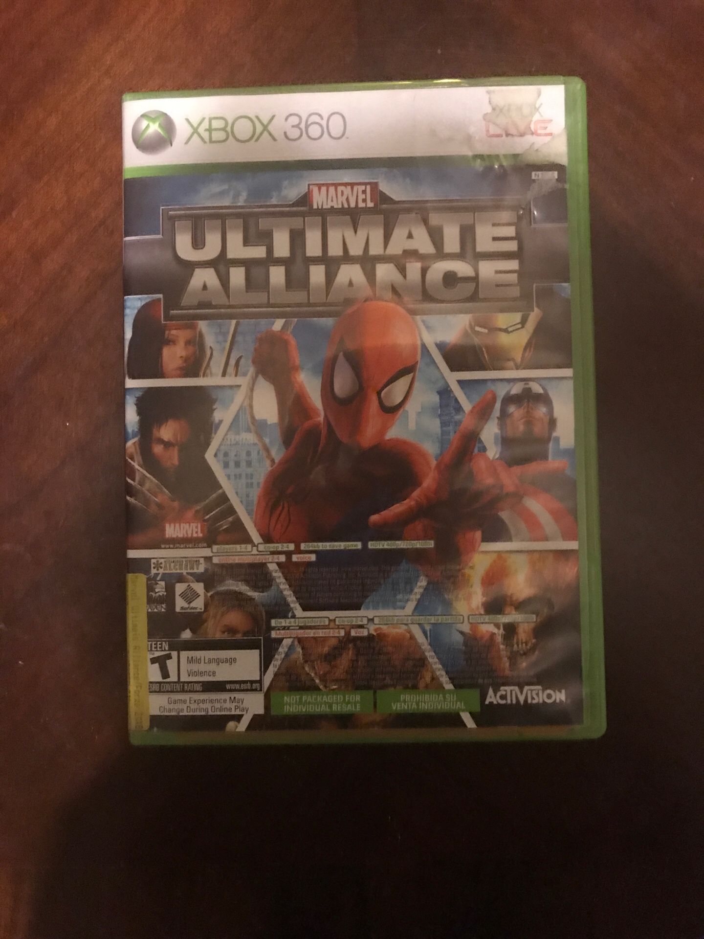 Marvel ultimate alliance and Forza mortorsport 2 for Xbox 360