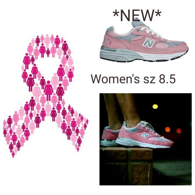 New balance pink ribbon running shoes