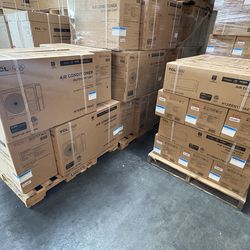 TCL 12k btu mini split air conditioner with WiFi 17 seer 1 ton new sealed