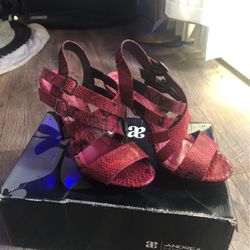 Fuchsia Snake Skin Herls