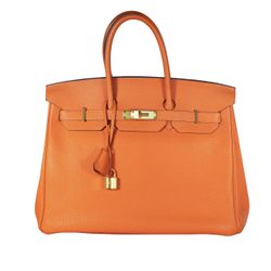 Hermes Togo Birkin 35 Orange