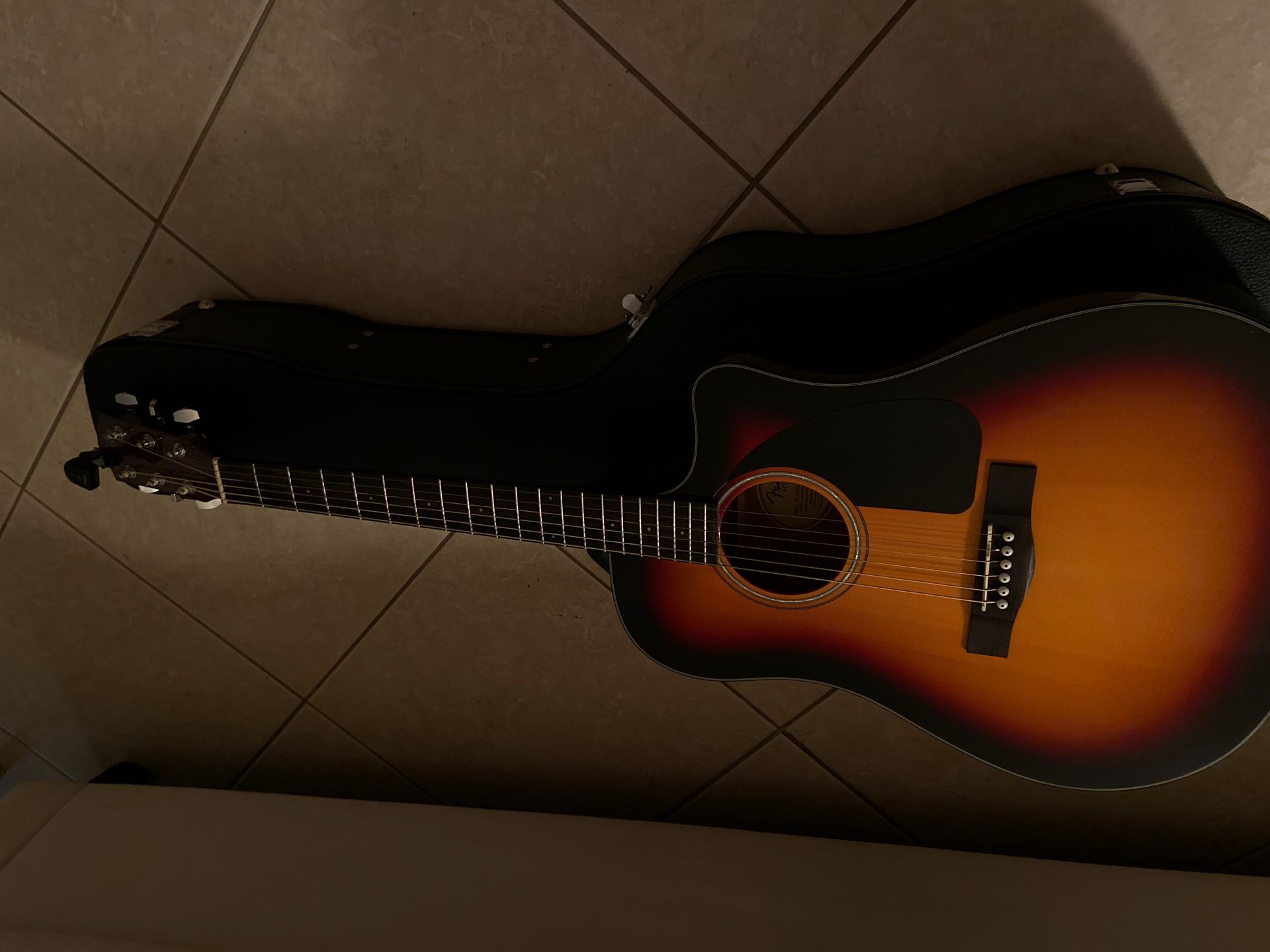 Fender acoustic electric guitar