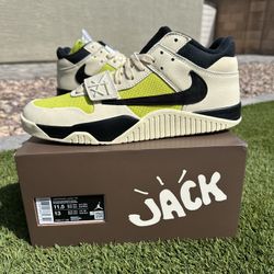 Air Jordan Jumpman Jack TR Travis Scott Bright Cactus NEW/SNKRS RECEIPT SIZE: 11.5 $280 FIRM ONLY!