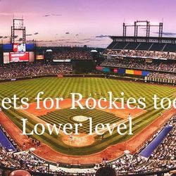 Colorado Rockies Tickets Today 1:05pm  