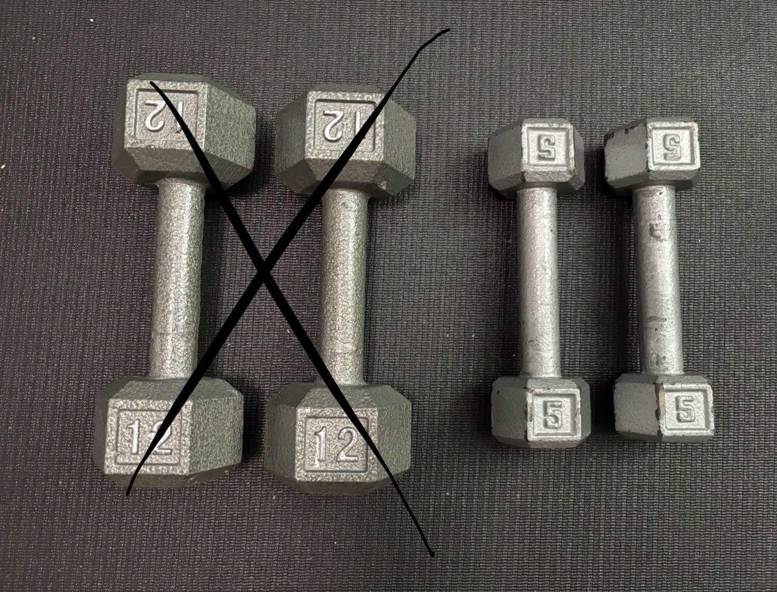 5 Pound Dumbbell Set