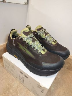 Altra Timp 5 GTX Gore-Tex Men's Trail Running Shoes Brown Green Size US 13 M - NEW