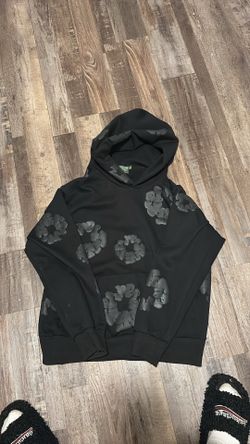 size s black on black denim tears