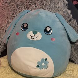 Buttons the Blue Easter Bunny 16” Squishmallow (without tag) 