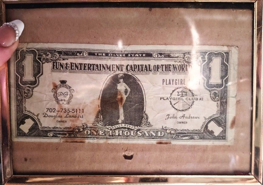 Vintage Playgirl Club Money Garden Grove CA Play Girl Advertising Go Go Dancers