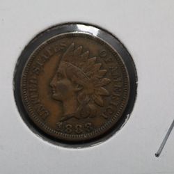 Nice Extra Fine 1888 Indian Penny 