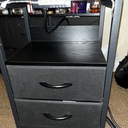 Led Mini wardrobe with usb and outlet ports