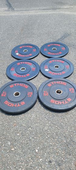 Ethos Bumper Plates-90lbs Cash or Zelle