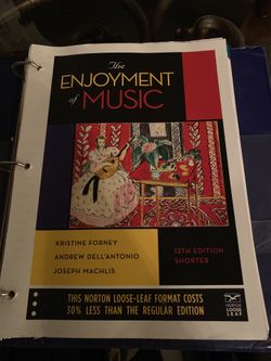 Enjoyment of music 12th edition