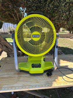 Ryobi Whisper Series Hybrid 18V Fan