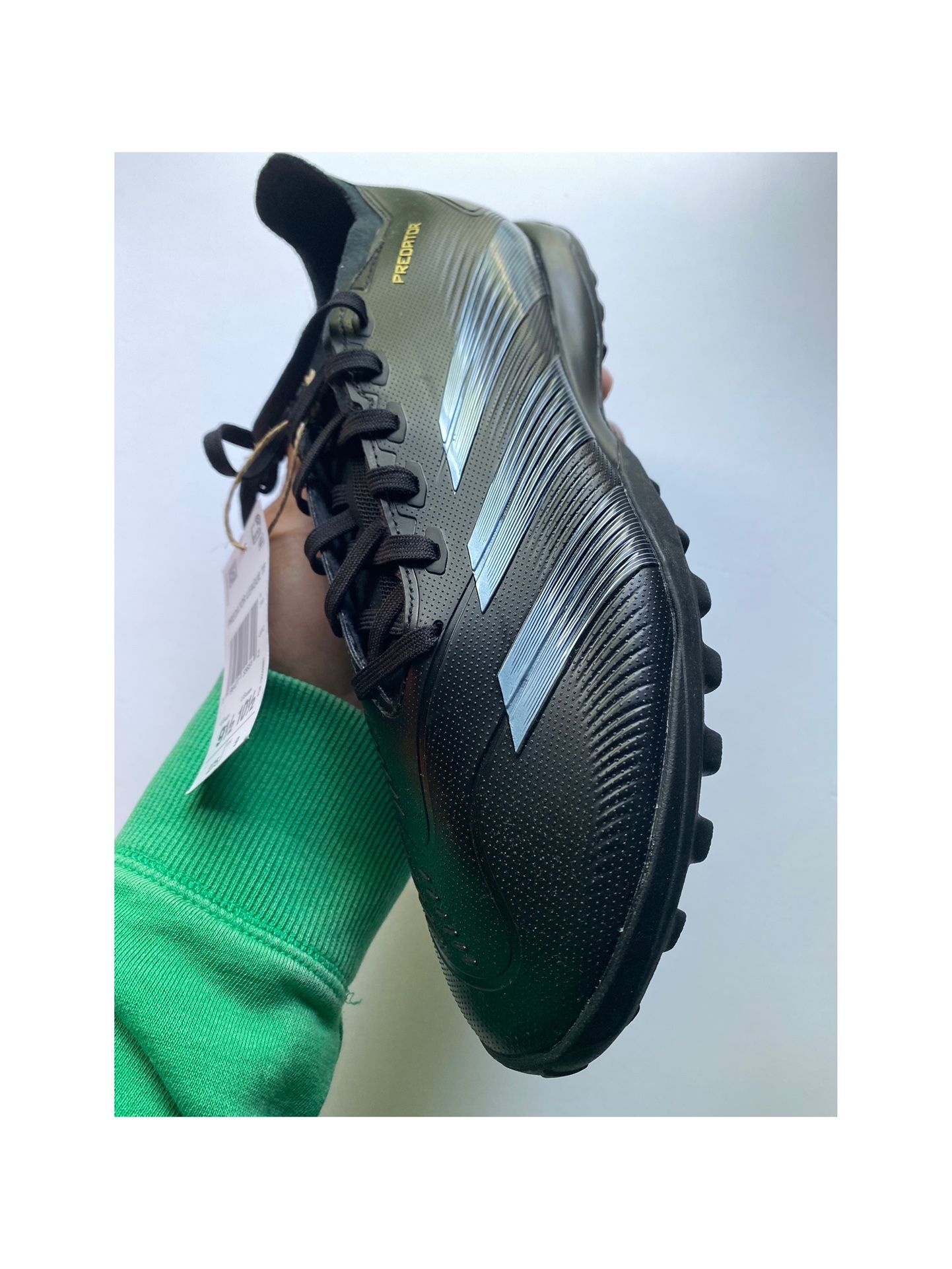 Adidas Predator League TF Turf Black Soccer Shoes Men’s sz 9.5 New No Box