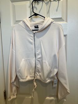 PAC Sun Zip-Up Hoodie Cream White