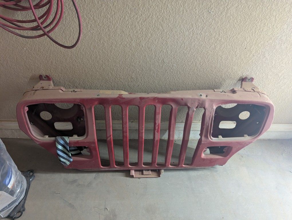 Old Jeep Front Grill
