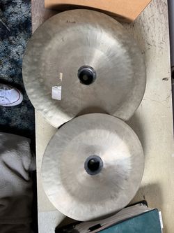 Ride Cymbal & Two China Cymbals