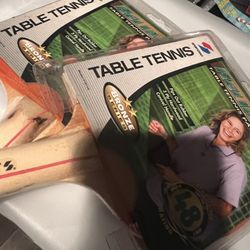 Set Of New Ping Pong Paddles Both For $10 New