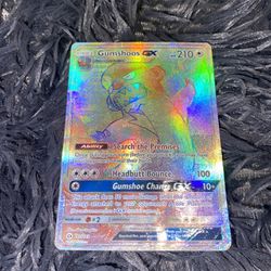 Gumshoos GX Pokémon Card 