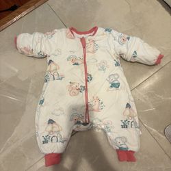 Used US BETTAS 1Y Toddler Long Sleeve Sleep Sack Pajama 