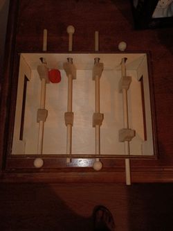 Wooden Tabletop Foosball Game