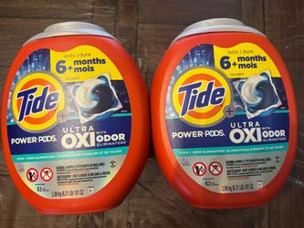 Tide Power Pods Ultra Oxi Odor Eliminator (2 containers) #laundry # The price for 2 containers😊 Tide Odor Defense + Oxi Laundry Detergent Pacs, Origi