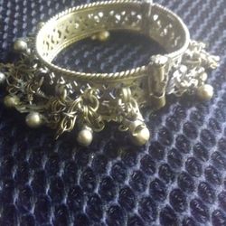 Antique Brass Belly Dancer Bracelet 