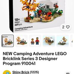 LEGO Bricklink 910041 Camping At - JUST Released!