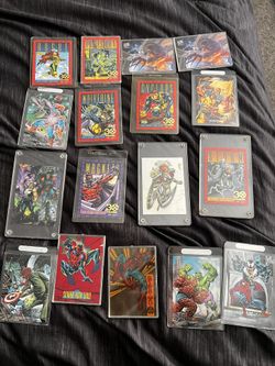X-men /Spiderman/ Thing/ Avengers Cards