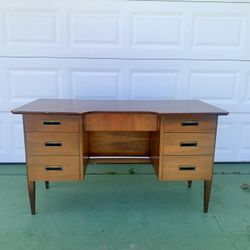 Mid Century Modern Walnut Desk
