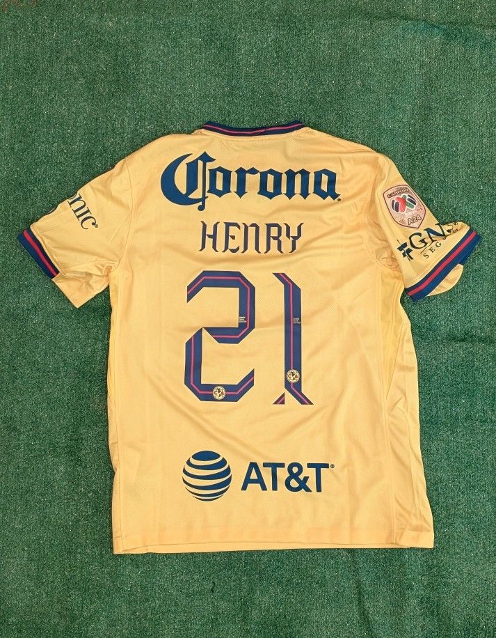 Club America Jersey Home 2024/25 Tricampeon Henry Martin