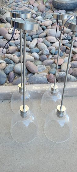 3 Pendant Lights & 1 Sconce