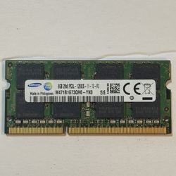 8GB DDR3 2Rx8 PC3L-12800 Laptop Memory (few units available)