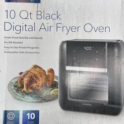 NEW Insignia™ - 10 Qt. Digital Air Fryer Oven - Stainless Steel Model:NS-AF10DSS2 SKU:(contact info removed)