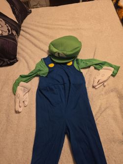Luigi halloween costume 3T-4T