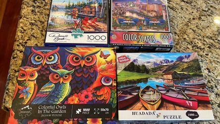 Multiple jigsaw puzzles 1000 pieces