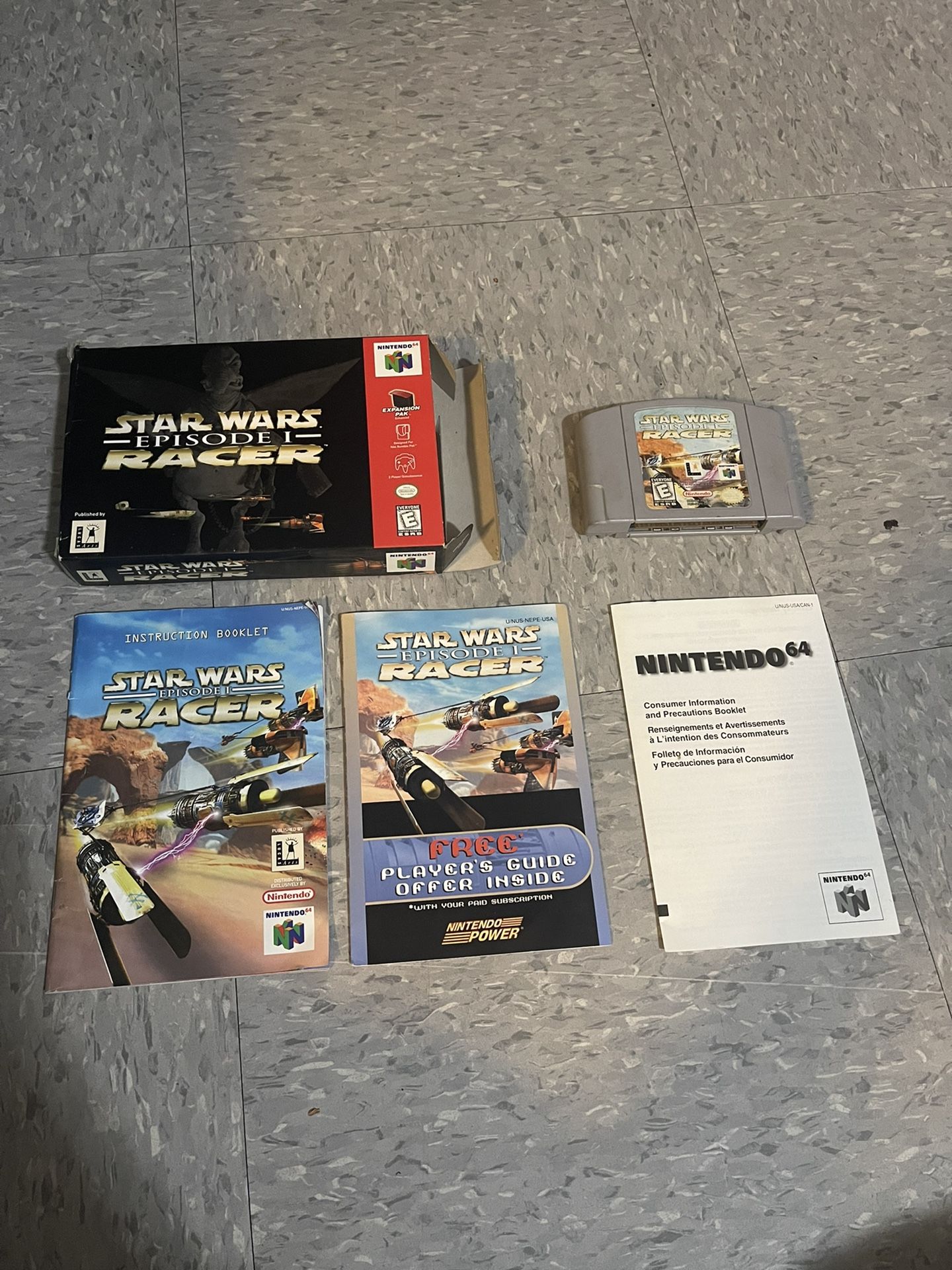 Star Wars Episode 1 Racer CIB FOR NINTENDO 64