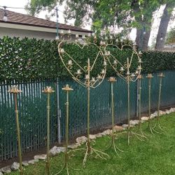 Large Gold Candelabras