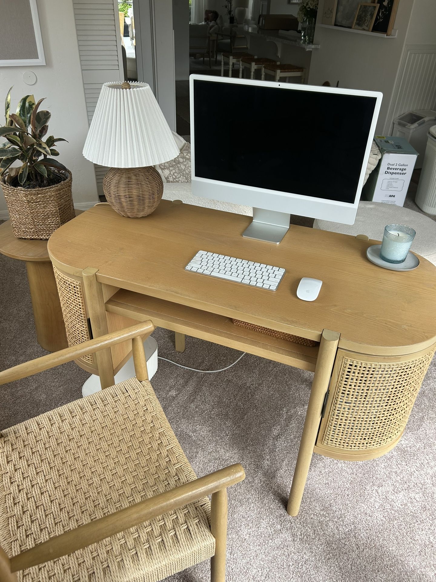 Portola Hills Caned Desk
