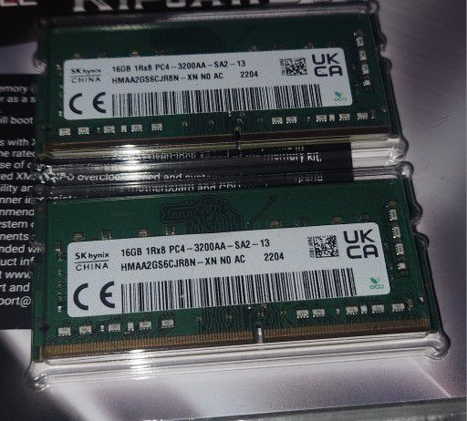 SK HYNIX 32GB 3200MHZ SODIMM  DDR4